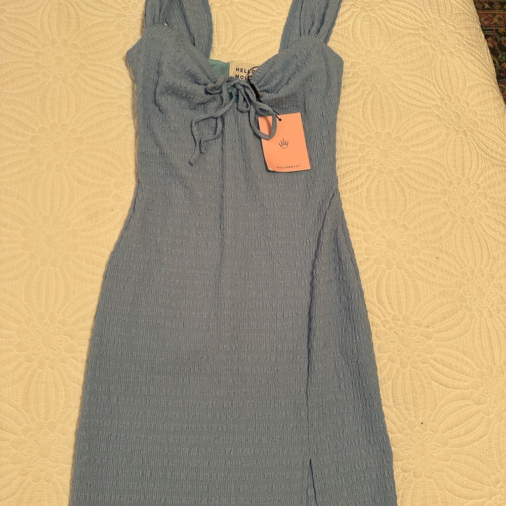 Hello Molly Blue Midi Dress